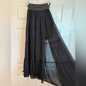 NWT Francesca’s Mi Ami Black Maxi Skirt